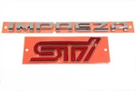 Oem 2011-2014 Subaru Impreza Sti Sedan Rear Letter Emblem Set New 93079FG170. Fixed Price $54.46.