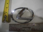 Lexus Chrome Emblem Oval Oem Original Used Bagde Genuine. Fixed Price $11.99.