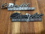 Chevy Impala Ss Emblem Chevrolet Lot Of 2 3891436 7635805. Fixed Price $99.00.
