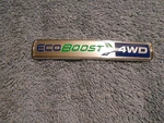 Ford Fusion Focus F-150 Escape C-max Eco Boost 4WD Emblem Used. Fixed Price $9.99.