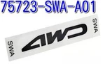 Honda Genuine 75723-SWA-A01 Cr-v RE4 07-09 Rear Windshield Sticker "4WD" Oem. Fixed Price $18.03.