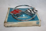 Original New 1962 C1 Corvette Front Emblem Nos Gm P/n 3796355 Straight Axle. Fixed Price $75.00.