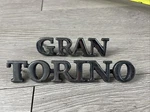 1970S Ford Gran Torino 16098EA D20B 16098DA Fender Emblem Logo Badge Vintage Set. Fixed Price $29.99.