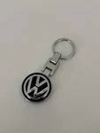 Volkswagen Vw Chrome Emblem Keychain Silver Metal Car Ring Accessory Fob. Fixed Price $11.95.