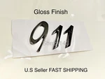 Porsche Rear Emblem "911" In Gloss Black 99155923103. Fixed Price $69.00.