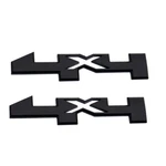 2PC 4X4 Fits Gmc Canyon Sierra Fender Door Badge Emblem Nameplate Gloss Black. Fixed Price $14.99.