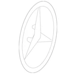 Genuine Mercedes-benz Star 166-817-00-16. Fixed Price $36.68.
