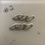 1969 Ford Galaxie 500 Quarter Panel Nameplate 1/4 Emblem Script Trim Custom Xl. Fixed Price $50.00.