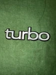 Vintage Classic Saab 900 "turbo" Emblem Hood / Trunk Badge 9280330 E1. Preowned. Fixed Price $20.99.