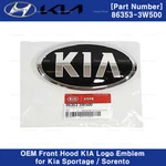 86353-3W500 Front Hood Kia Logo Emblem For Sportage 13-15 / Sorento 16-18. Fixed Price $23.50.