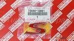 Toyota Corolla Matrix 2009-2013 Genuine S Rear Trunk Emblem 75444-12B61. Fixed Price $43.55.