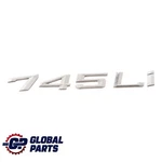 Bmw E66 745LI Rear Adhered Boot Trunk Lid Emblem Lettering 7033243. Fixed Price $62.62.