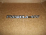 Pontiac Firebird Formula 400 Emblem Badge 1972 73 74 75. Fixed Price $44.99.