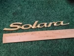 1999-2003 Toyota Solara Rear Trunk Nameplate Badge Emblem Gold 75442-06030 1M1. Fixed Price $14.99.