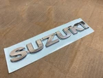 Usa Shipper Suzuki Samurai Chrome Plastic Stick-on Tailgate Emblem. Fixed Price $24.95.