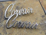 Pair Of Oem 1965-69 Chevrolet Corvair Emblem Script 3854713 Shiny Chrome Euc. Fixed Price $99.00.