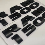 2X Front Door Side Emblem Letter Badge Replacement Fits For Ram 1500 Matte Black. Fixed Price $36.99.