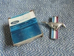 Nos 1968 Ford Mustang Passenger Side Front Fender Running Horse Emblem. Fixed Price $49.99.