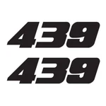 Mg 2336 439 Hp Fits Ford Mustang Decal Sticker Metro Auto Graphics. Fixed Price $8.84.