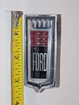 Vtg 71 72 Ford Galaxie 500 Car Vehicle Grill Emblem D1AB-8B369-BEC. Fixed Price $18.00.