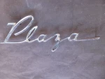 Nos 1955 1956 Plymouth Plaza Fender Emblem Mopar Pn 1599450. Fixed Price $59.99.
