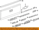 Gm Oem 14-20 Colorado Pick Up Box Exterior Trim-nameplate 23256178. Fixed Price $48.73.
