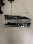 11-16 F250 F-250 Lariat Lh Left Driver Super Duty Fender Badge Emblem Plate Oem. Fixed Price $60.00.