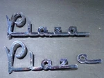 1954 Plymouth Plaza Fender Emblems Oem 1541158. Fixed Price $124.99.