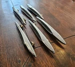 Set Of 1962 Ford Fairlane 500 Rear Quarter Panel Trim Spears C20B-6229394-A. Fixed Price $99.00.