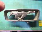 Vintage Ford Mustang Grill Emblem Oem Part C6ZB 8A224. Fixed Price $40.04.