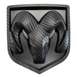 2006 2018 Ram Tailgate Emblem Black Carbon Decal Finish Rear Badge By Autogem. Fixed Price $57.69.