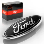 Black & Chrome Front Grille Tailgate 9 Inch Oval Emblem Ford F150 Logo Badge. Fixed Price $15.99.