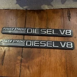 99-04 Ford F250 F350 1C3Z-16720-AA Power Stroke Diesel V8 Emblem Oem Black/sil. Fixed Price $28.45.