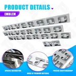 2007-2018 For Chevy Silverado 2500HD 3500HD Side Door 3D Letters Tailgate Badges. Fixed Price $21.49.
