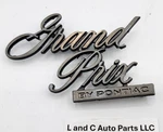 Used Vintage 1970S "grand Prix By Pontiac" Gm Oem Script Emblem Metal 9622475. Fixed Price $17.99.