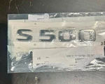 Mercedes-benz S500 New Oem Model Badge A2178171400 S-500. Fixed Price $42.00.