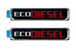 3.0L Eco Diesel Chrome Emblems 14-2019 Dodge Ram 1500 & Promaster Mopar Oem Set. Fixed Price $122.85.
