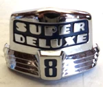 Nos 1947-1948 Ford Super Deluxe Hood Emblem 6RA-16606-B. Fixed Price $180.00.