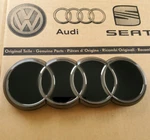 Original Black Rings Front Audi Q4 Radiator Grille Line Edition. Fixed Price $90.11.