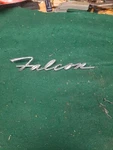 1962 Ford Falcon Chrome Script Emblem W Pins C2DB-16098-A. Fixed Price $19.95.