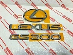 *new Oem Lexus GS300 Chrome Trunk Emblems Badge 1998-2005 Free Shipping. Fixed Price $165.00.