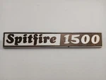 Vintage Triumph Spitfire 1500 Emblem Fender Badge Squared Ends- 624733. Fixed Price $34.99.