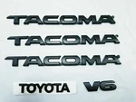 5 Pcs Toyota Tacoma Tag Matte Black Door Fender Emblem Decal Badge Nameplate. Fixed Price $24.99.