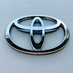 Toyota Rear Liftgate Silver Emblem Chrome Badge For Camry Corolla RAV4. Fixed Price $19.95.