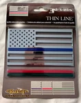 Cruiser Accessories 3D-CALS "thin Line" Chrome Emblem Police. Fixed Price $8.99.
