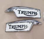 New Petrol Tank Badges Painted Triumph T100-T120-T140-T150-TR6 82-9700 & 82-9701. Fixed Price $84.99.