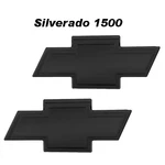 07-13 Chevy Silverado 1500 Ft & Rr Combo Billet Bowtie Grille Emblems Border Blk. Fixed Price $199.99.