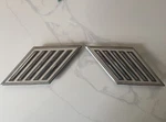 1964 1965 Mercury Comet Caliente Cyclone Sail Panel Roof Vent Trim Oem Pair C4B. Fixed Price $19.99.