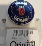 New Genuine Saab 9-5 Scania Emblem 4D Trunk Original Rare Oem Gm Nla Old Stock. Fixed Price $99.00.