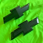 Chevy Camaro 2014-2024 Grille Trunk Emblem Set Black Bowtie Chevrolet Logo Badge. Fixed Price $55.56.